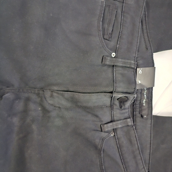 Nwt Calvin Klein mid rise skinny pants black Size 2 - Picture 6 of 6